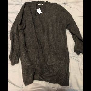 NWT gray cardigan